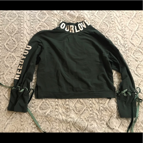 sunorshop Sweaters - Like New Dark Green Streetwear Long Sleeves